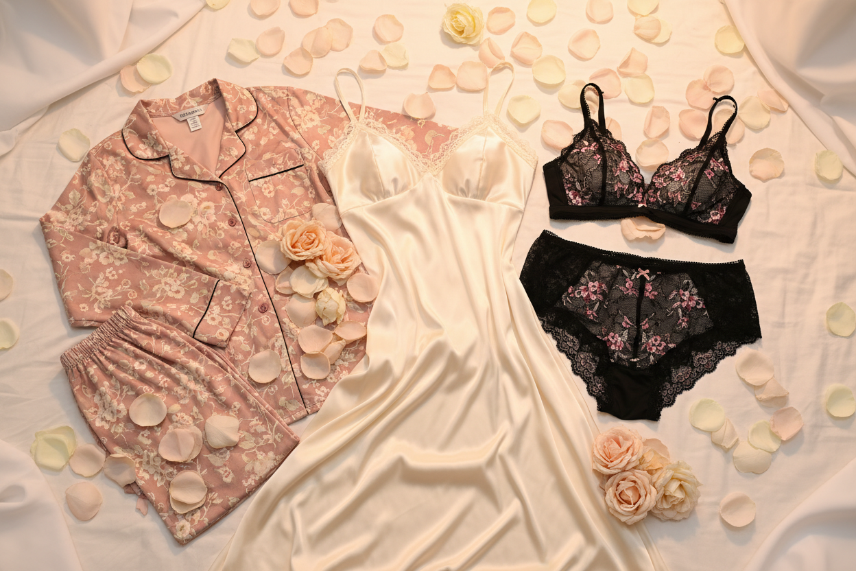 Night suits & Lingerie's.